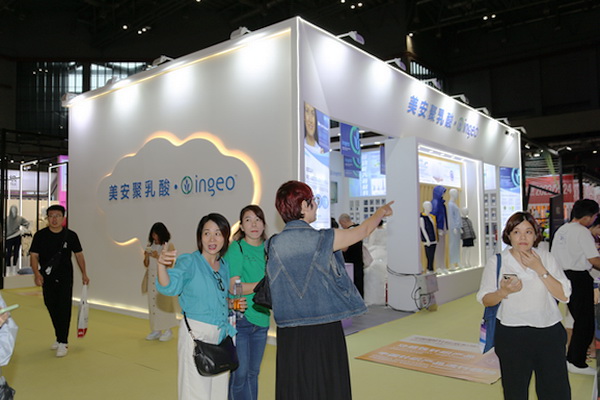 美安聚乳酸ingeo 亮相Phvalue2023秋冬展，引來圍觀