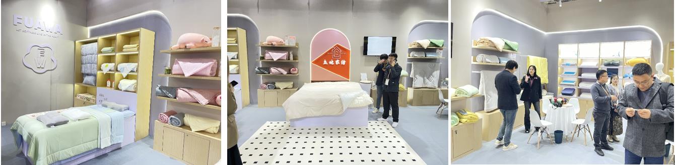青島組團(tuán)參加intertextile家紡展，副市長(zhǎng)趙燕一行蒞臨考察