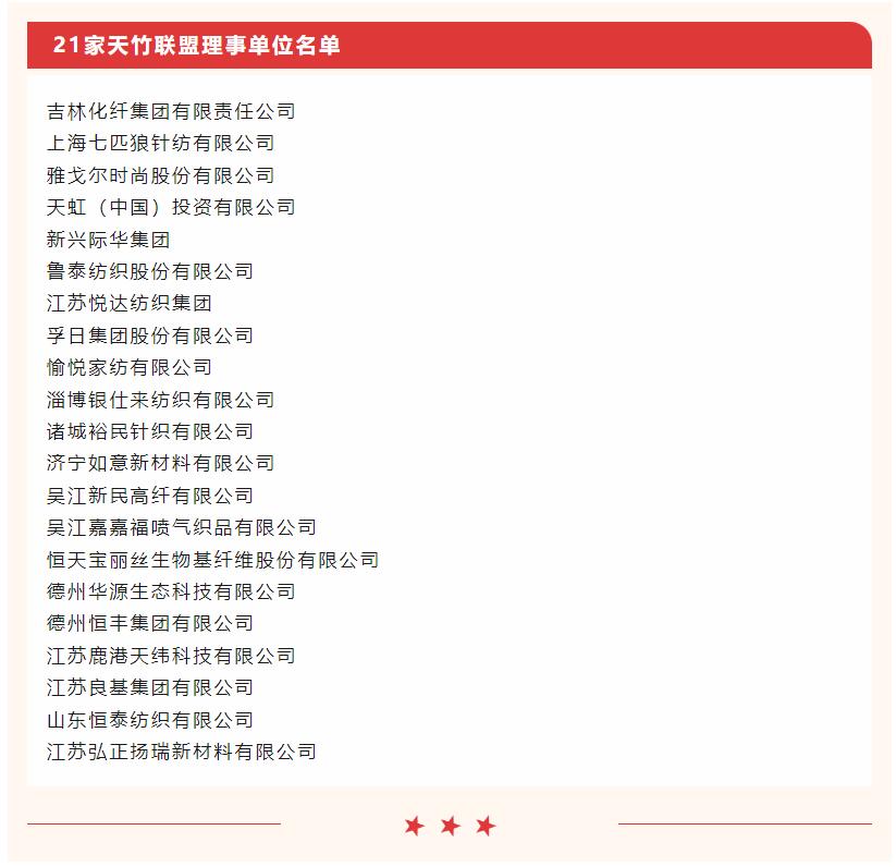 天竹聯(lián)盟再次擴(kuò)容，新增理事單位21家會(huì)員單位19家